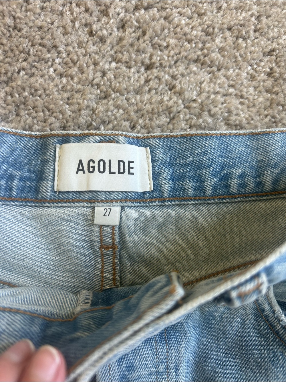 AGOLDE Ridley High Rise Shorts - Picture 5 of 8